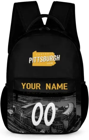 Custom Football Backpacks City Team Court Schoolbags Personalized Name Number Travel Camp Children Bag Fans Gift
