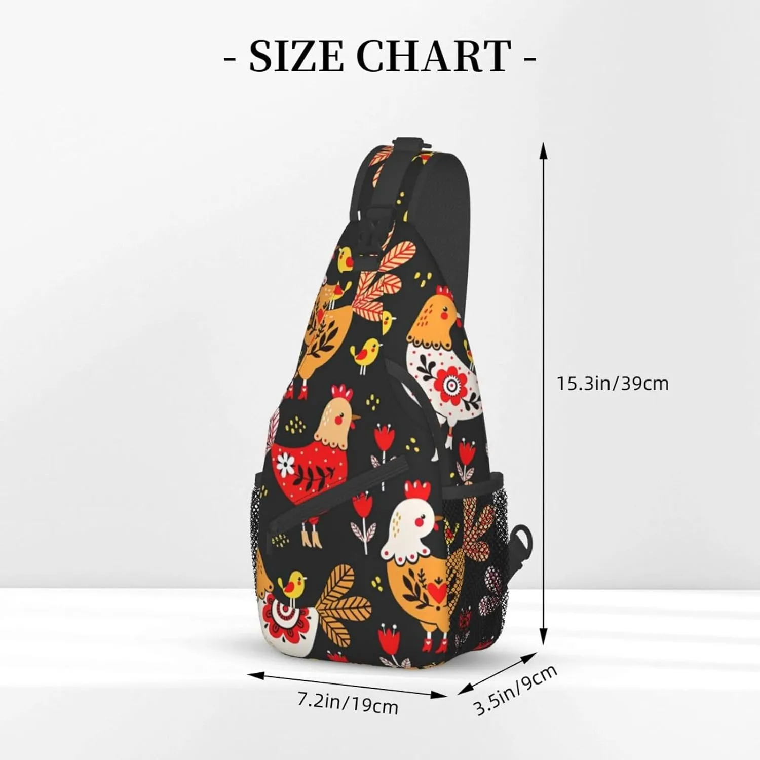 Cute Christmas Owls On Branch Unisex Casual Diagonal Chest Bag,Multipurpose Crossbody Shoulder Bag Hiking Daypack