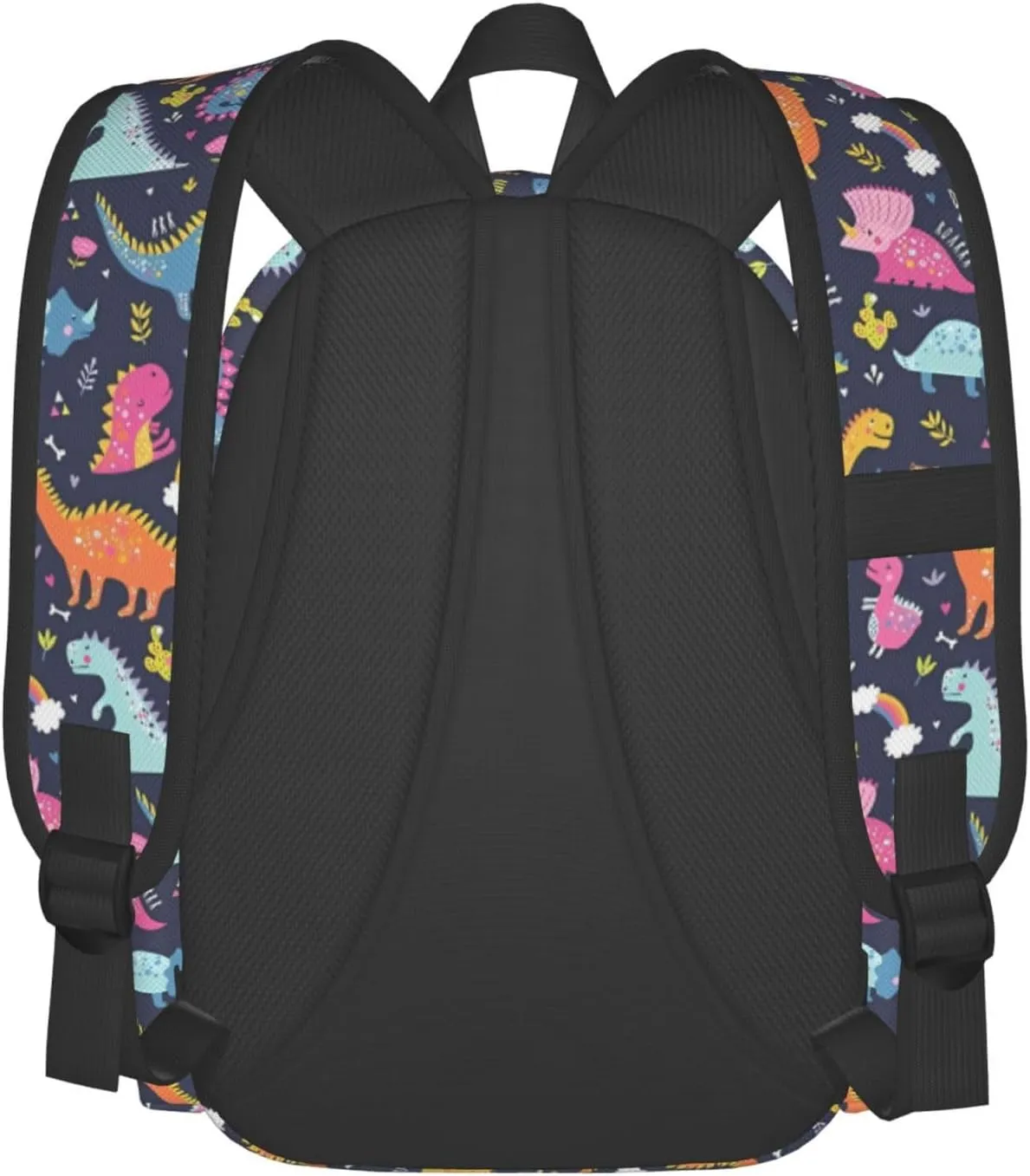 Cute Funny Dinosaurs Laptop Backpack Shoulder Bag Laptop Pack Travel Backpacks Commuter Back Pack Casual Daypack Bags With Side Pockets