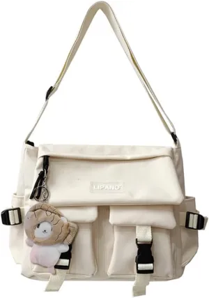 Cute Messenger Bag, Crossbody Bags for Women Kawaii Messenger Bags Purses
