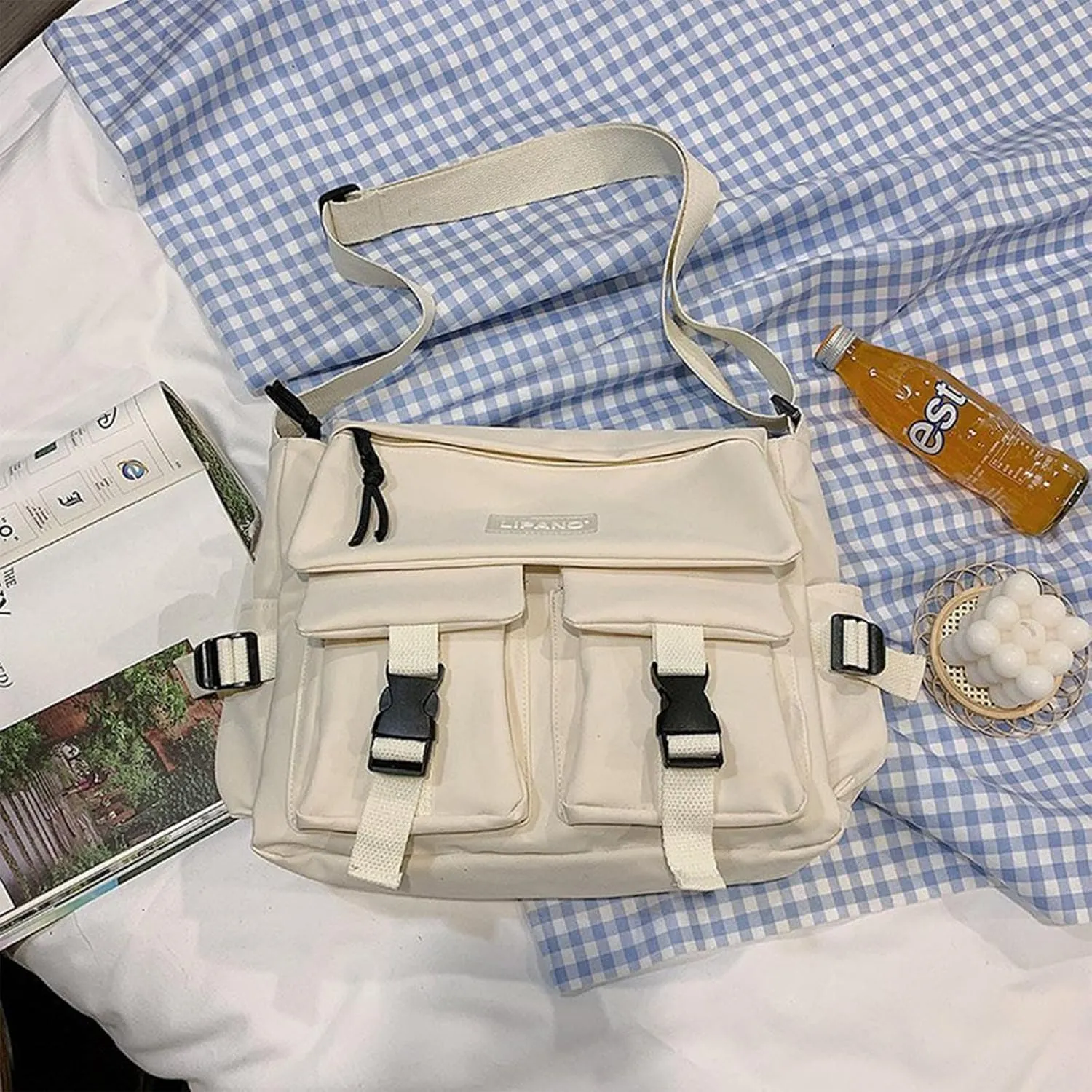 Cute Messenger Bag, Crossbody Bags for Women Kawaii Messenger Bags Purses