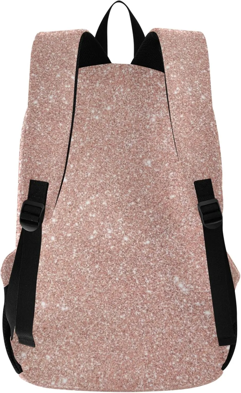 Cute Rose Gold Glitter Fashion Cute Backpack for Women Daypack Cool Teen Backpacks for Girls