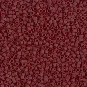 DB 1584, Matte Opaque Currant - Miyuki Delica Beads - Size 11 - 5 grams - Japanese Cylinder Seed Beads - Wholesale & Retail - Brown