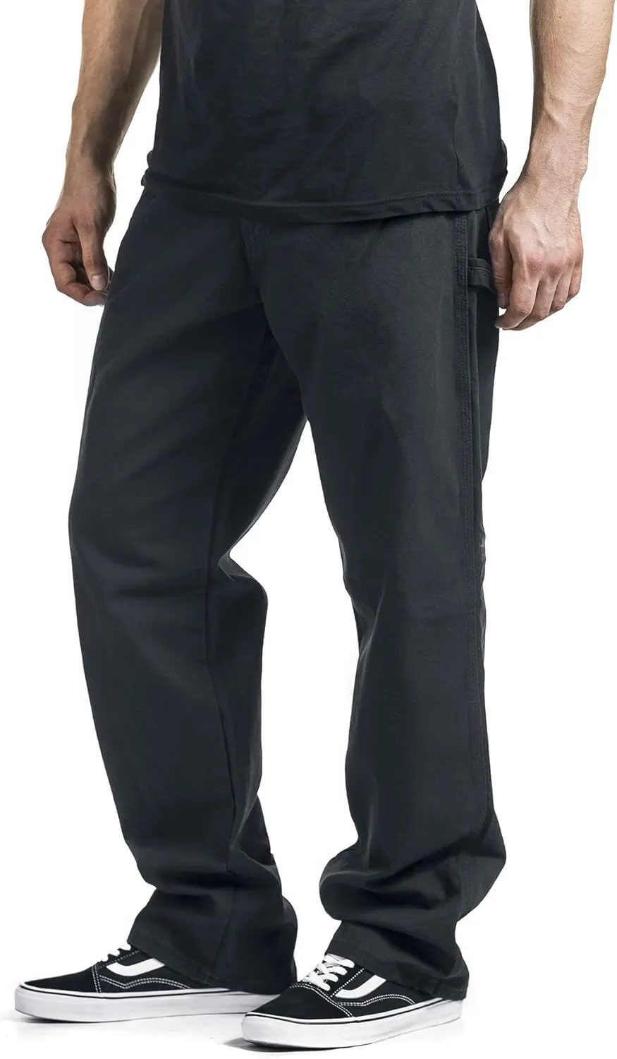Dickies Men's Relaxed Fit Straight-Leg Duck Carpenter Jean