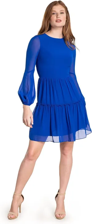 Dress the Population Women's Paola Fit and Flare Mini Dress