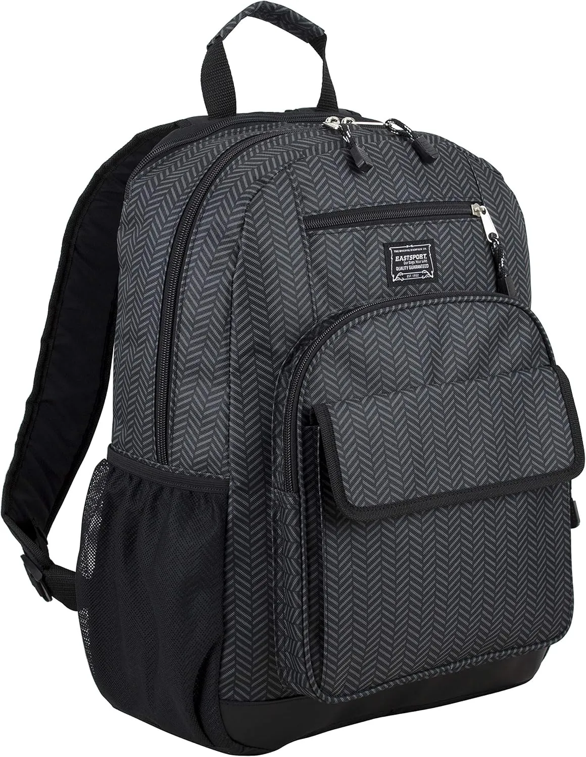 Eastsport Travel Backpack Large Tech Laptop Bag for Work, Gym, Hiking, Grey Weave