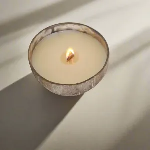 Eco-Friendly Coconut Shell Scented Candle