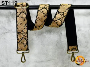 Embroidered Camera Strap Crossbody Strap for Purses Adjustable Handbag Boho Bag Strap Embroidery Replacement Strap Guitar Strap Gift for her