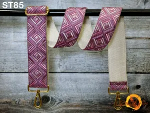 Embroidered Purse Strap Crossbody Strap for Purses Boho Bags Strap Embroidery Replacement Strap Boho Guitar Strap Handbag Strap gift for her