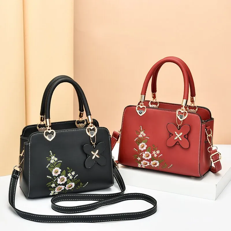 Embroidery Purse Tote Bags Handbags