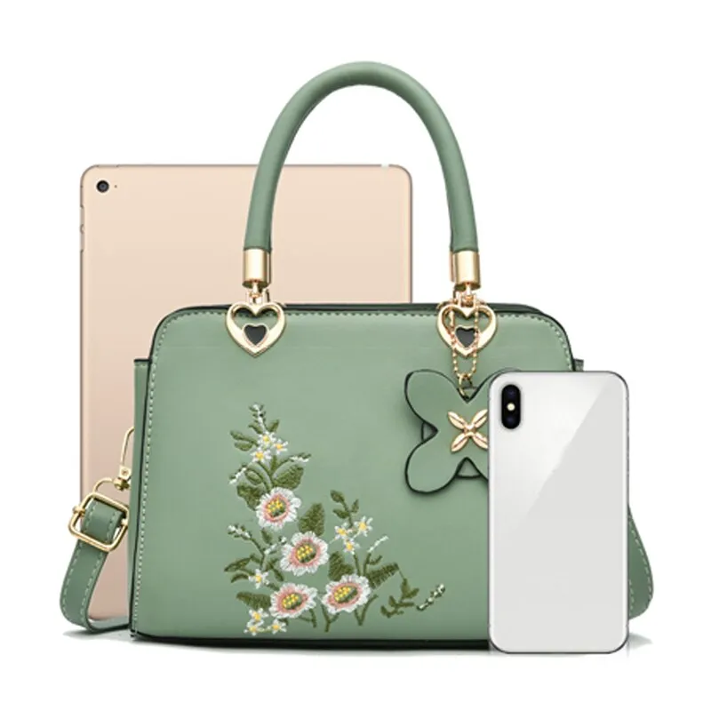 Embroidery Purse Tote Bags Handbags