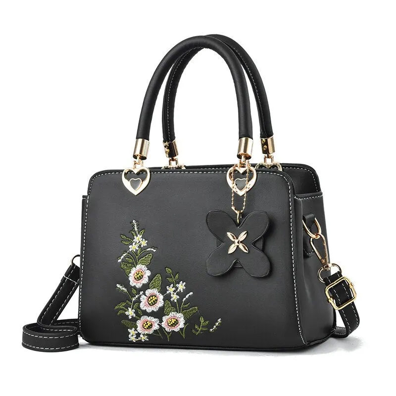 Embroidery Purse Tote Bags Handbags