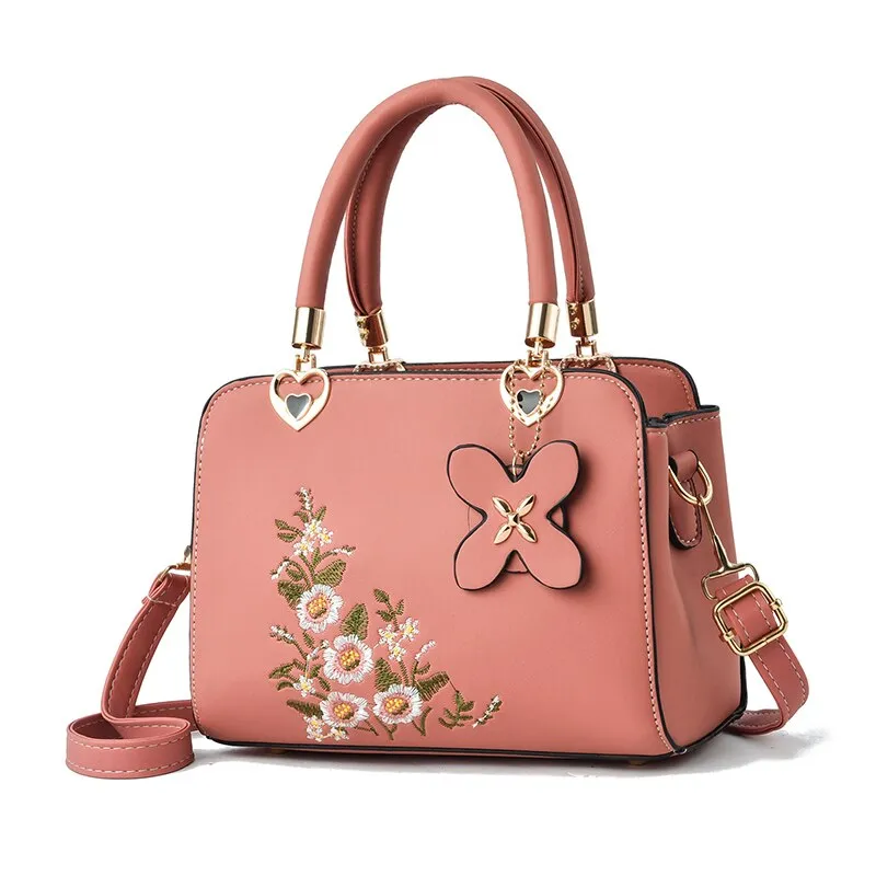 Embroidery Purse Tote Bags Handbags