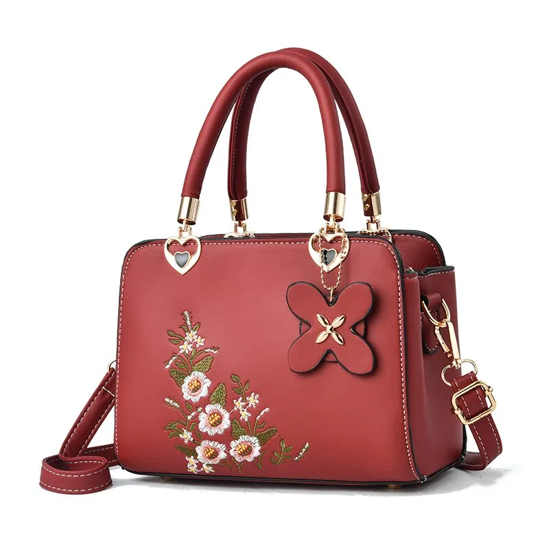 Embroidery Purse Tote Bags Handbags