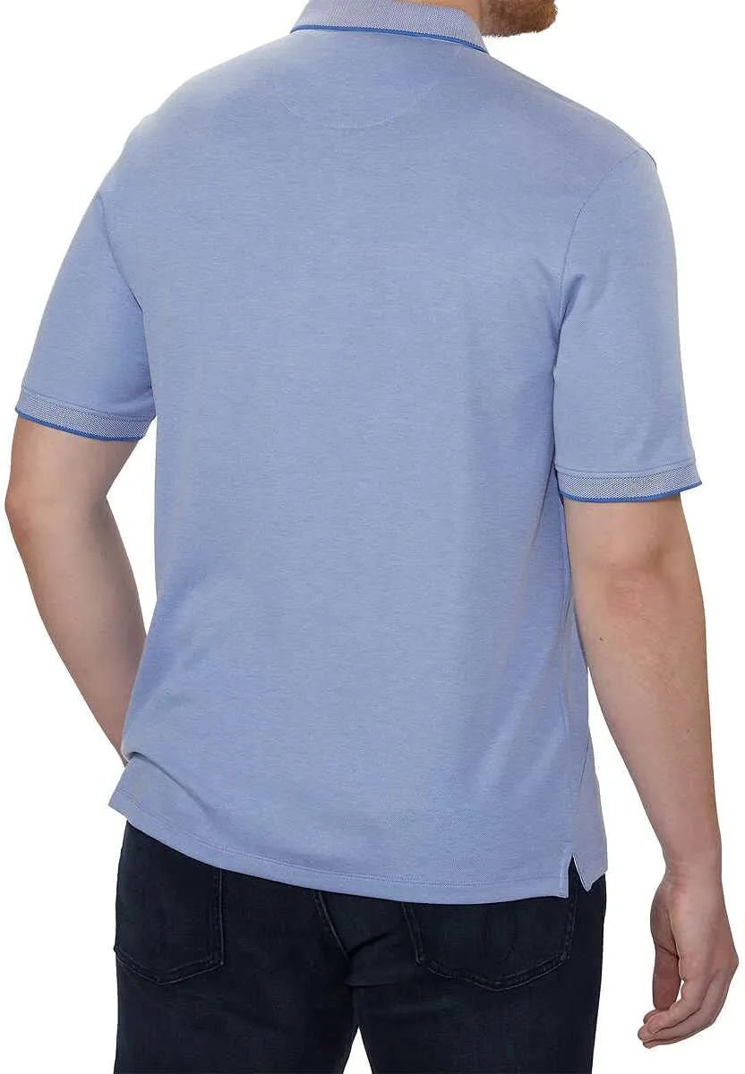 English Laundry Mens Short Sleeve Knit Polo Shirt