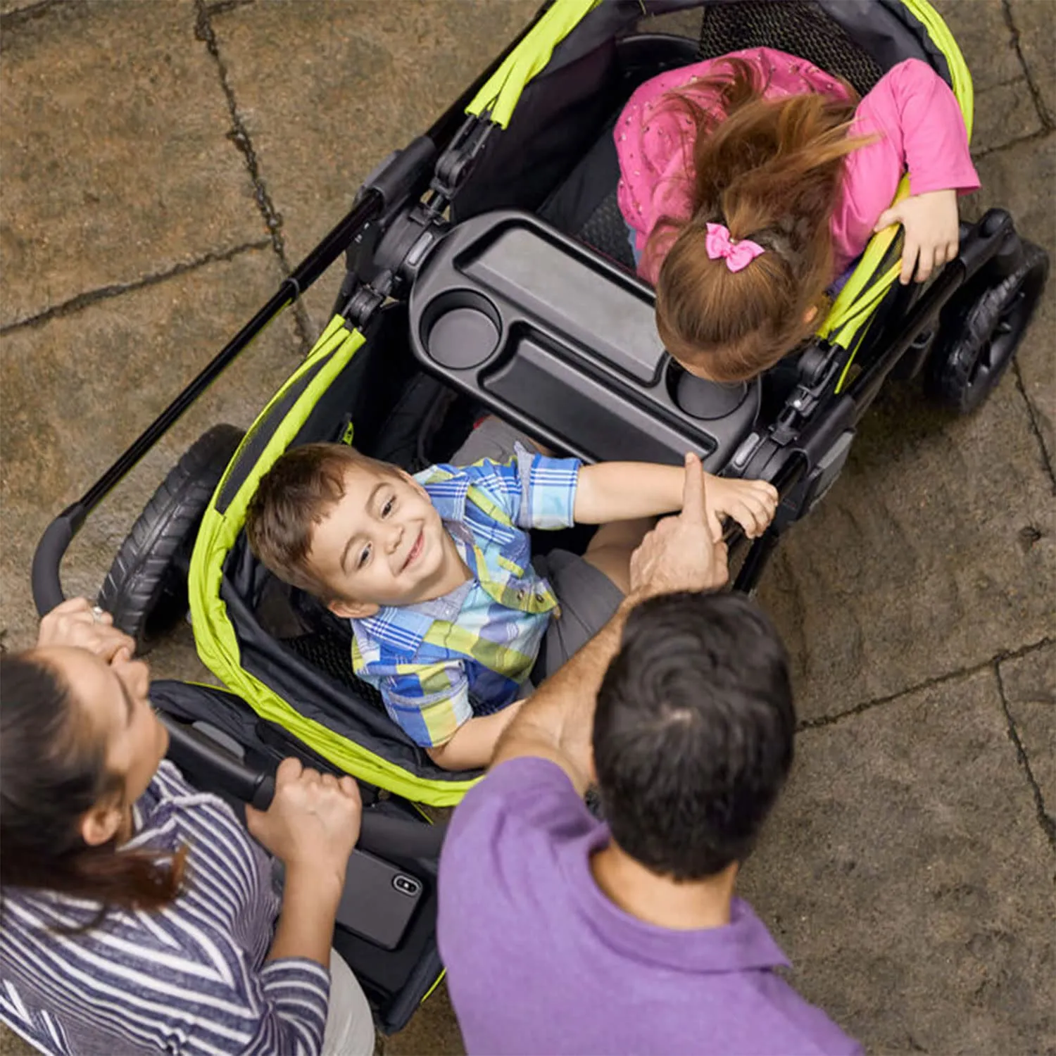 Evenflo Pivot Xplore All-Terrain Stroller Wagon (Wayfarer Black)