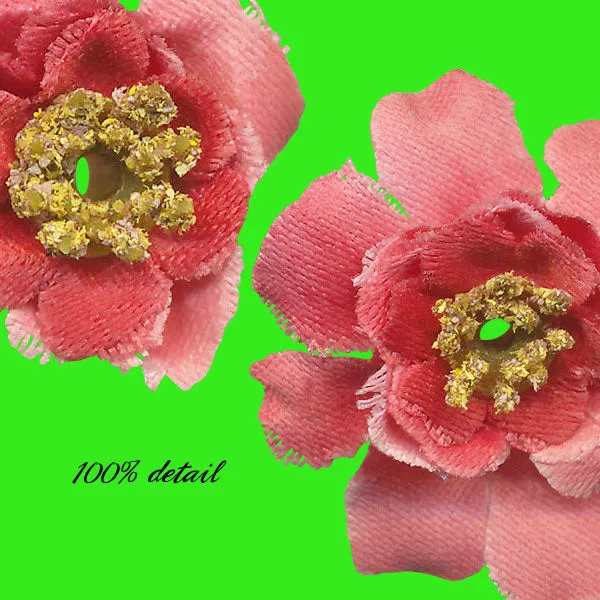 Fabric Roses