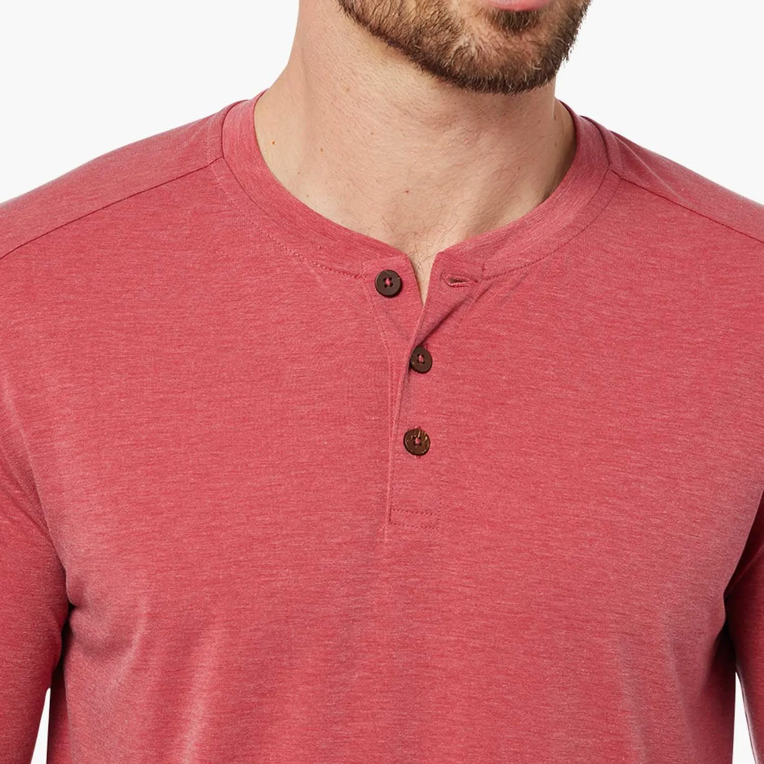 Fair Harbor The Seabreeze Henley –– Men's Classic Long Sleeve Henley –– Incredibly Soft and Lightweight, UPF 50