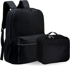 Fenrici Kids' Backpack with Lunch Box Set for Boys and Girls, School Bag with Laptop Compartment and Insulated Lunch Bag