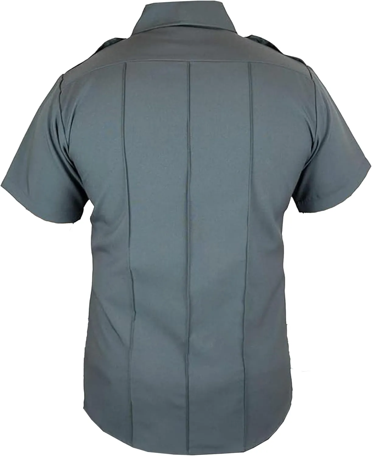 First Class 100% Polyester Short Sleeve Men's Uniform Shirt White