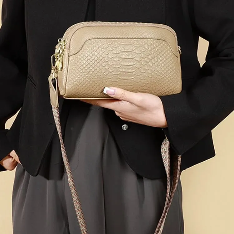 🔥First Layer Cowhide Crossbody Bag Alligator Pattern Women Shoulder Bag for Work