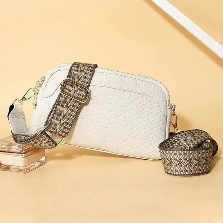 🔥First Layer Cowhide Crossbody Bag Alligator Pattern Women Shoulder Bag for Work