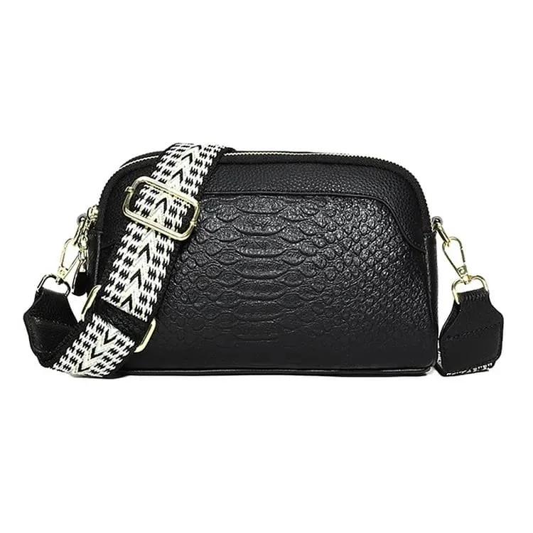 🔥First Layer Cowhide Crossbody Bag Alligator Pattern Women Shoulder Bag for Work