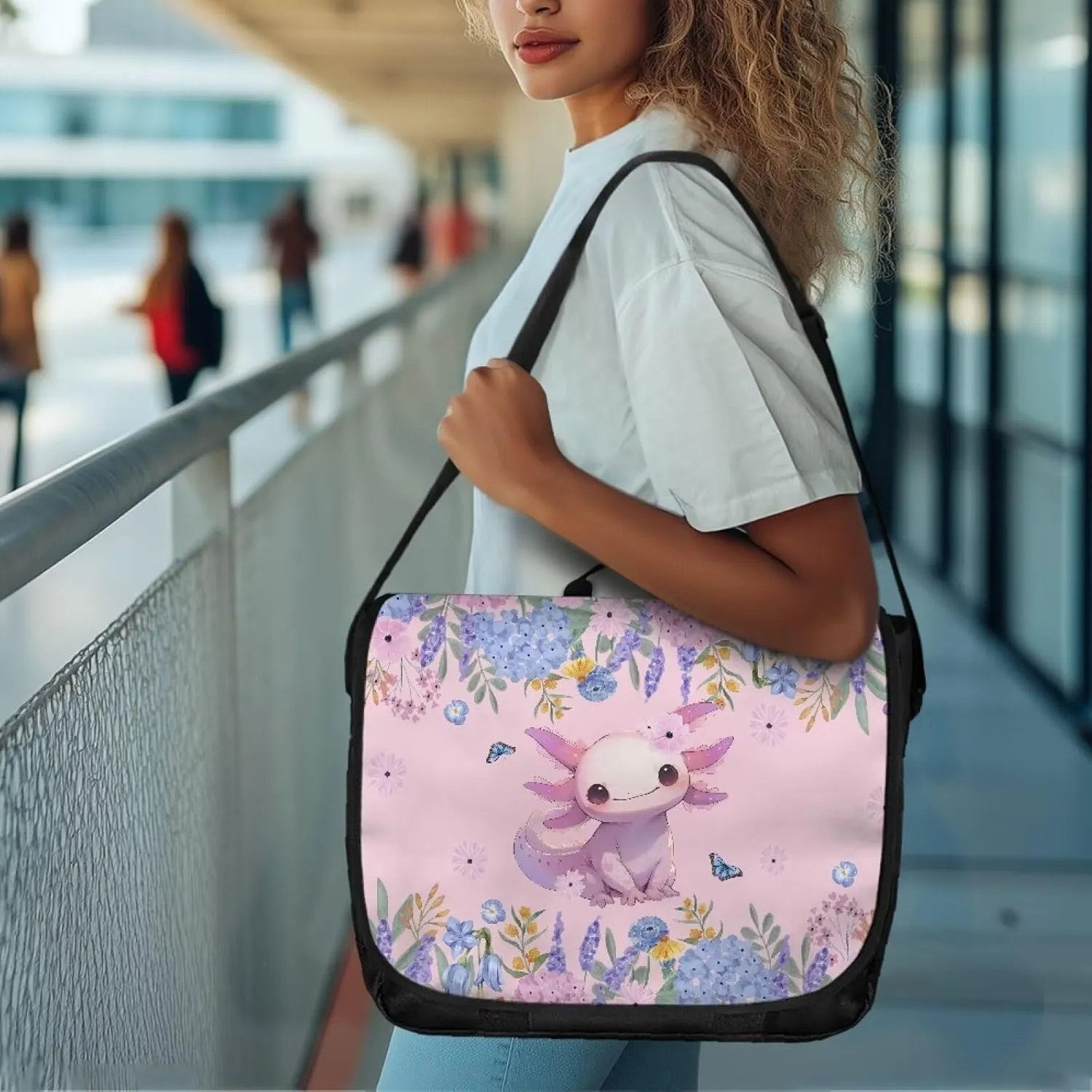 Flap Messenger Bag for Women Vintage Crossbody Bag Classic Shoulder Handbag Large Satchel Bag fits 13",15" Laptop