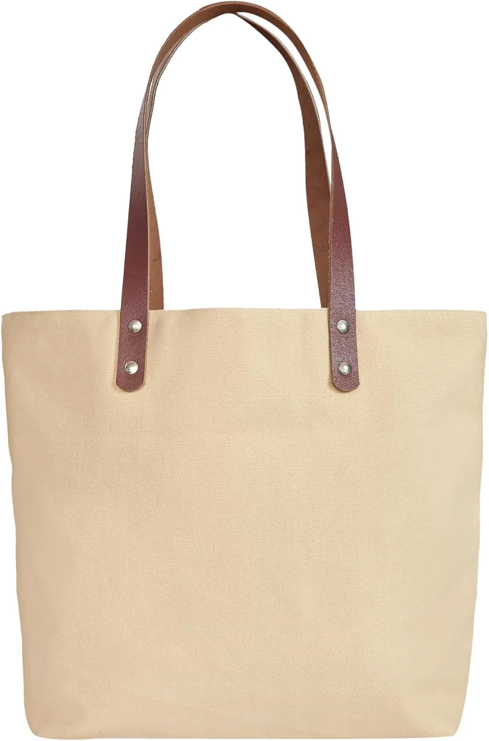 Floral Embroidered Canvas Tote for Women with Cotton Lining & Leather Handle—Perfect for Travel, Beach & Daily Use
