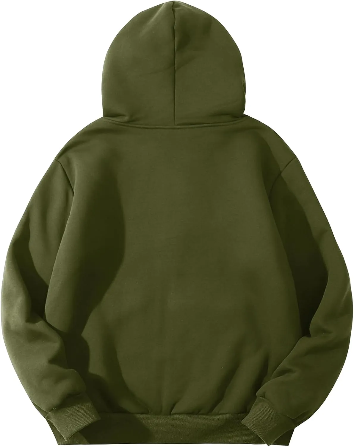 Flygo Men's Sherpa Hoodie Jacket Fleece Lined Zip Up Warm Hoodies Sweatshirt Winter Zipper Sweater Hooded Coat