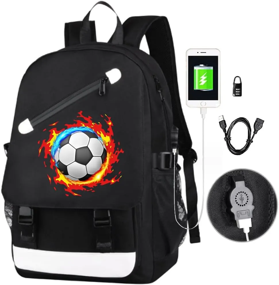 FLYMEI Backpack for School Boys Backpacks for Kids Anime Bookbag for Middle School Bags Waterproof Travel Back Pack