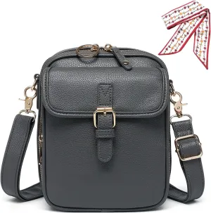 Forcipower Crossbody Bag,Collaboraten1 Crossbody Leather Bag,Urvashi for Women's Anti-Theft Vintage Shoulder Messenger