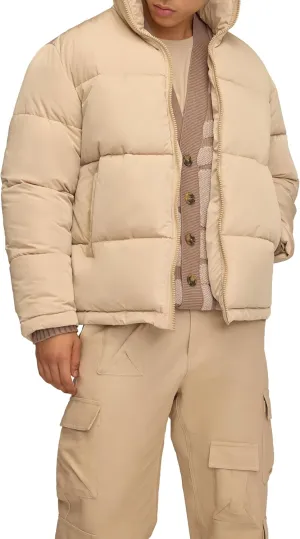 Forever 21 Men's Quilted Funnel-Neck Puffer Jacket