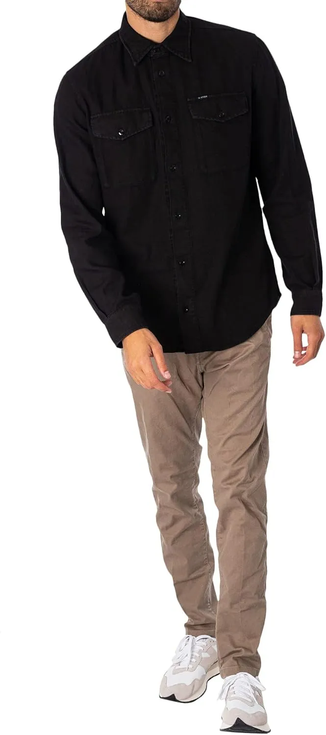 G-STAR Men's Marine Slim Fit Long Sleeve Shirt