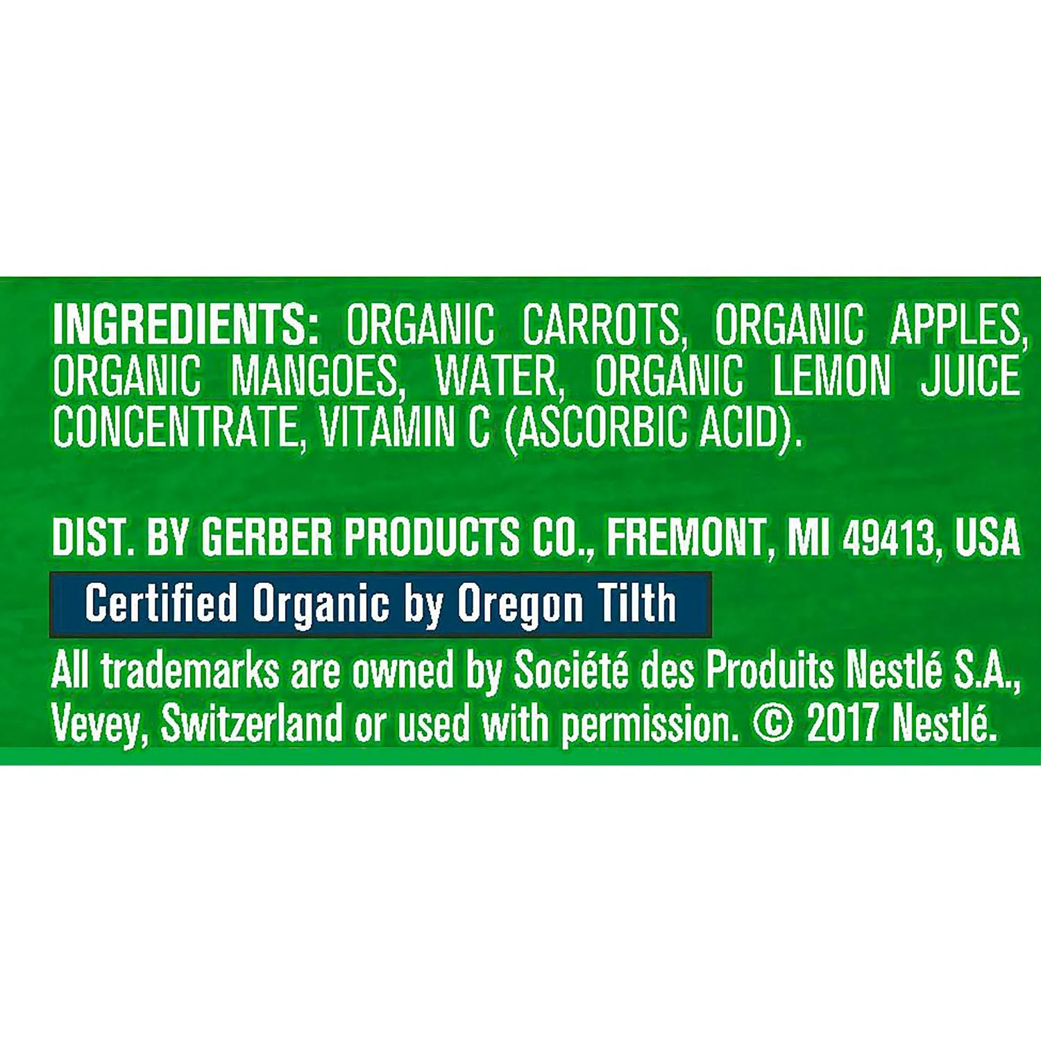 Gerber Organic Baby Food Pouches, 2nd Foods for Sitter, WonderFoods, Carrot Apple Mango, 3.5 Ounce (Pack of 12)