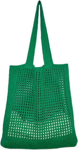 GGOOB Coconut Girl Aesthetic Crochet Tote Bag - Small, Cute Beach Bag