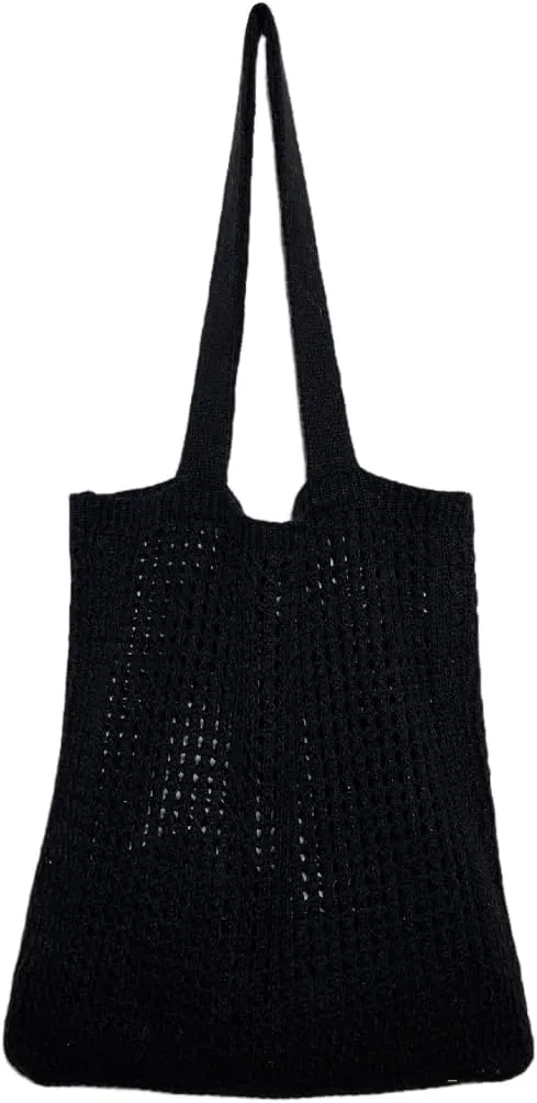 GGOOB Coconut Girl Aesthetic Crochet Tote Bag - Small, Cute Beach Bag