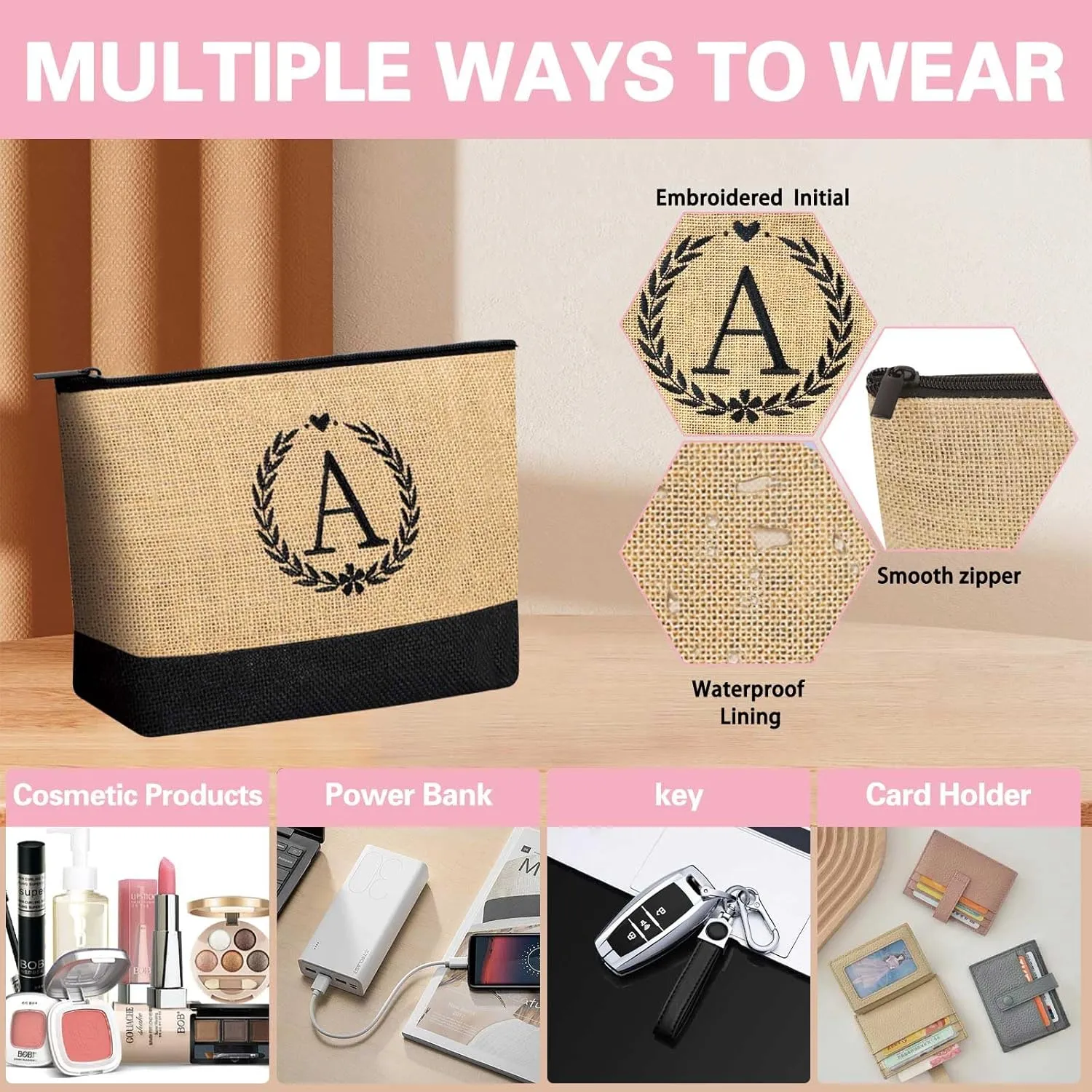 GhvyenntteS Personalized Gifts for Women, Birthday Gifts for Women Mom Grandma Aunt Wife Teacher Nurse Bride - Beach Bag