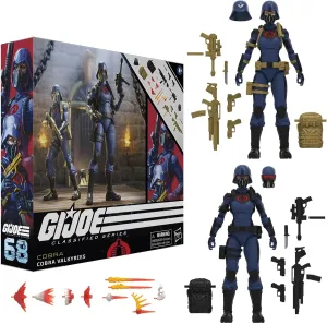 GI JOE CLASSIFIED SERIES COBRA VALKYRIES - 6" - CONTROLS IN ACTION - HASBRO PULSE EXCLUSIVE