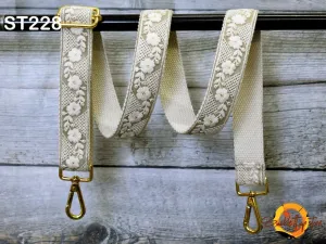 Gift for Mother Messenger Bag Crossbody Straps Replacement Shoulder Tote Bags Strap for Purses Embroidered Boho Guitar Strap Handbag Strap