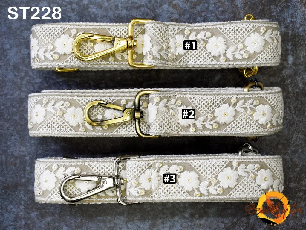 Gift for Mother Messenger Bag Crossbody Straps Replacement Shoulder Tote Bags Strap for Purses Embroidered Boho Guitar Strap Handbag Strap