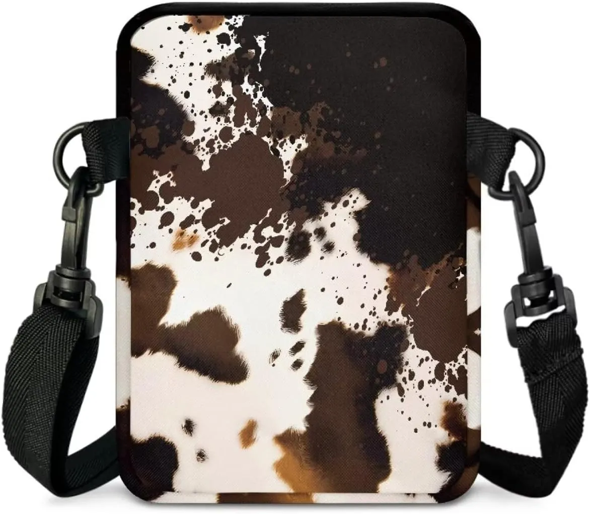 Girls Crossbody Shoulder Bag with Zipper, 2 Layer Messenger Bags for Women Men