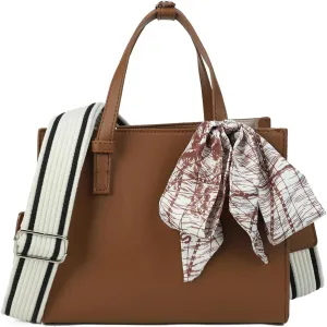 Gladdon Small Crossbody Purses for Women Shoulder Bag Trendy Designer Ribbon Satchel Handbag with Wide Strap