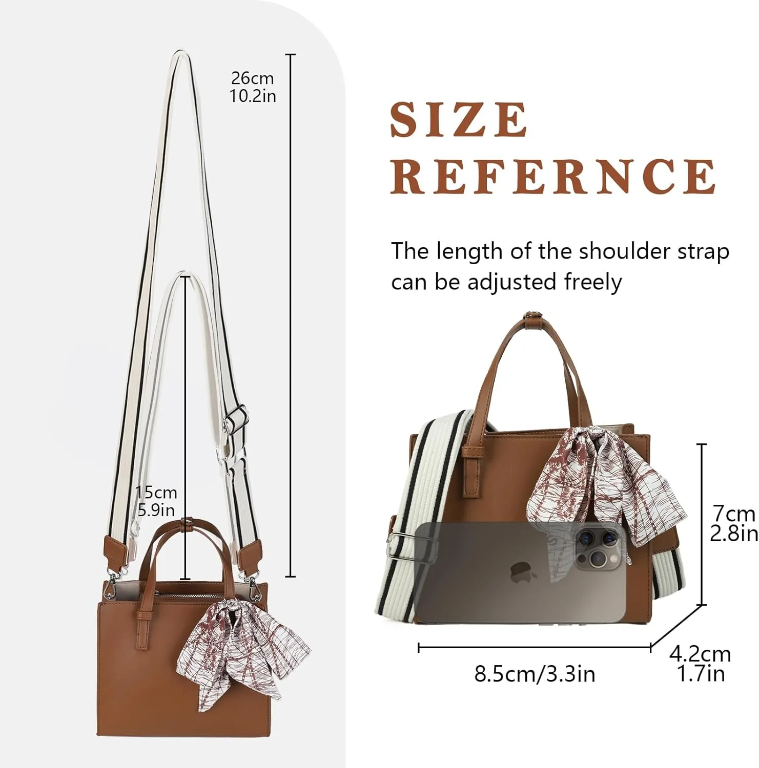 Gladdon Small Crossbody Purses for Women Shoulder Bag Trendy Designer Ribbon Satchel Handbag with Wide Strap