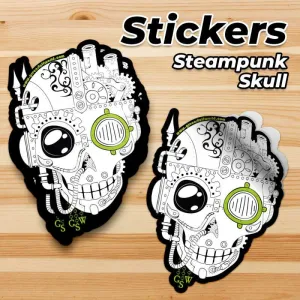 GREEN STUFF WORLD GSW Skull Sticker
