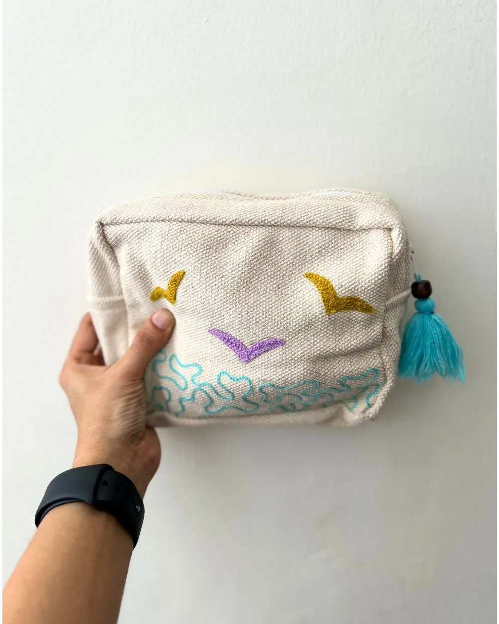 Hand Pouch- Bird Beach