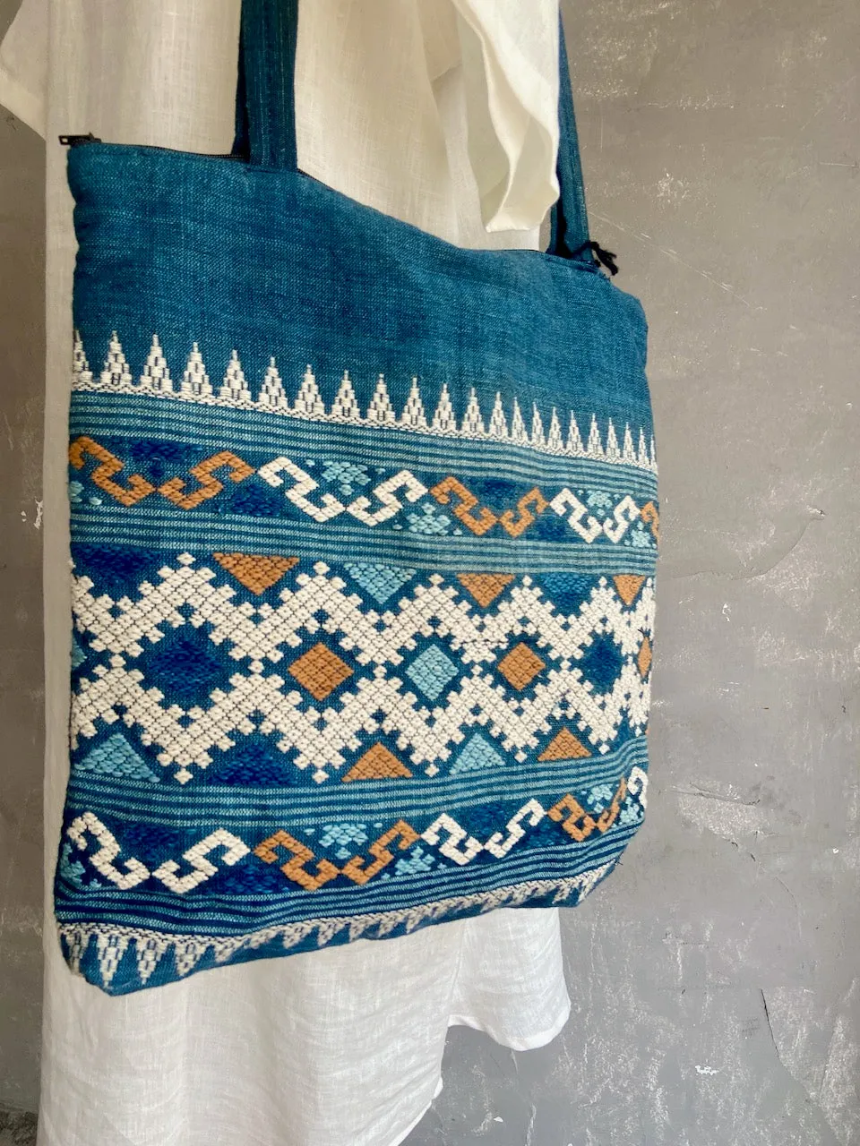 Handwoven Embroidered Tote Bag