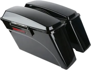 Hard Saddle Bags Trunk W/Lid & Latch Key for Electra Glide 1993-2013 for 1998-2013 for Road King 1994-2013 for 2006-2013 for Tour Glide 1993-1996 HSBTWLLKF91HTRKF9413