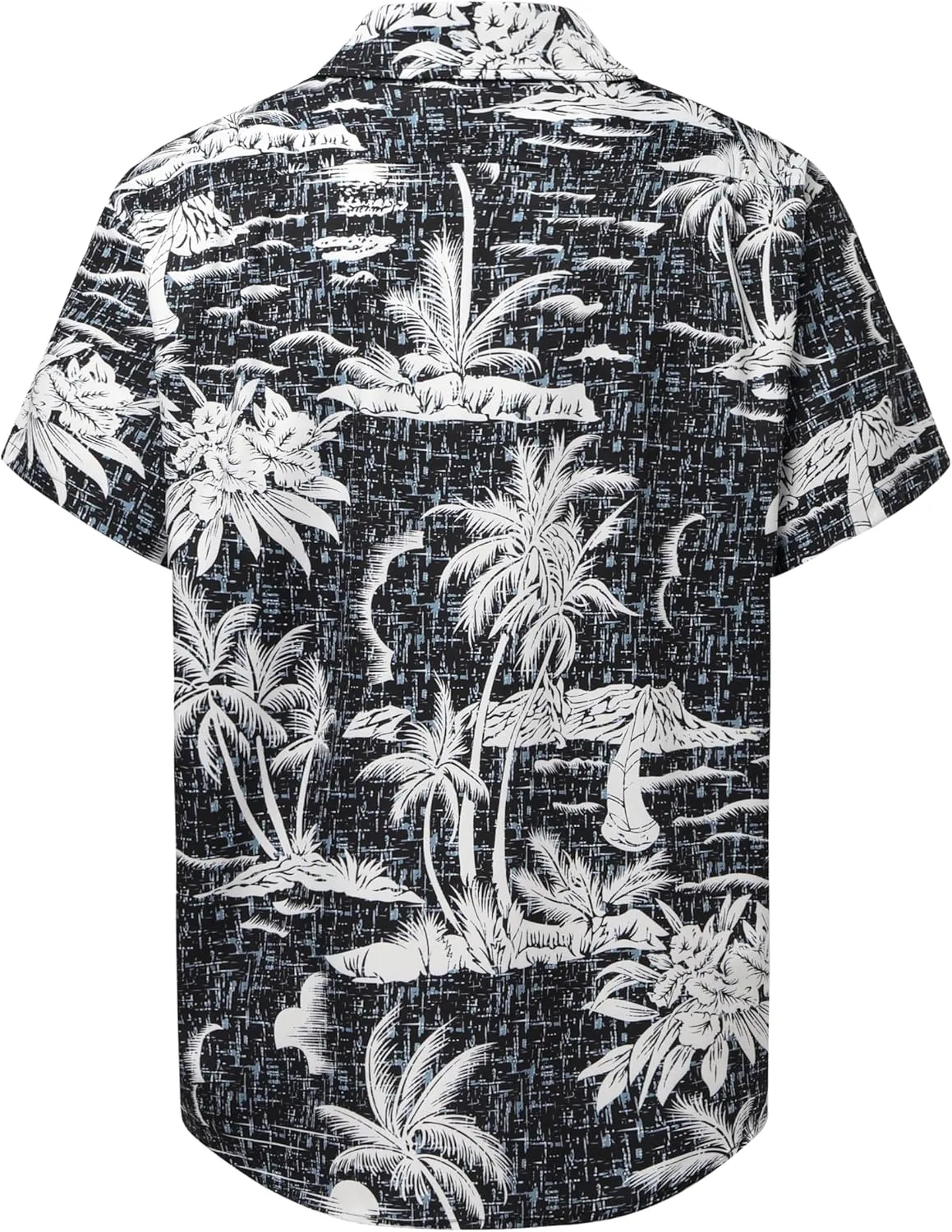Hardaddy Men's Hawaiian Shirt Short Sleeves Coconut Printed Button Down Summer Beach Casual Shirts
