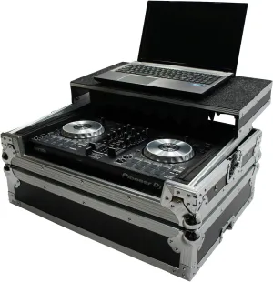Harmony Audio Harmony HCMINILT Flight Glide Laptop Stand Road DJ Case Compatible with Reloop Beatmix 2